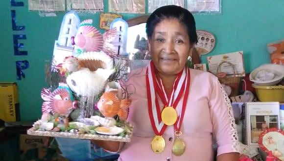 La sechurana Victoria Galán, siente un orgullo enorme de ser "Maestra Regional de la Artesanía Piurana".
