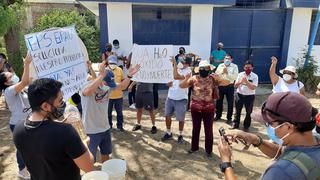 Piura: Pobladores protestan contra la EPS Grau por distribuir agua contaminada