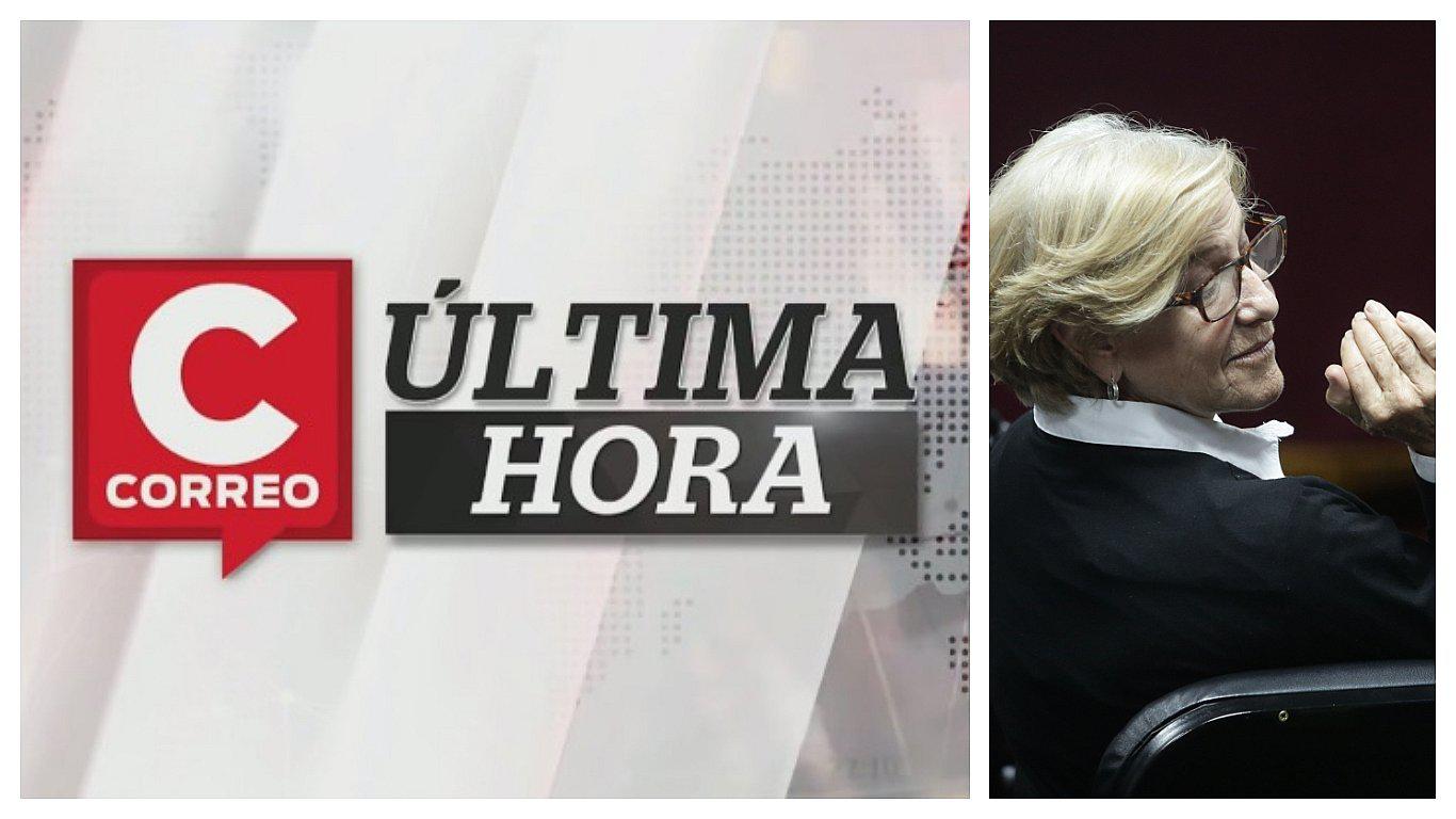 ​Correo Última Hora: Poder Judicial ordenó 18 meses de prisión preventiva contra exalcaldesa Susana Villarán