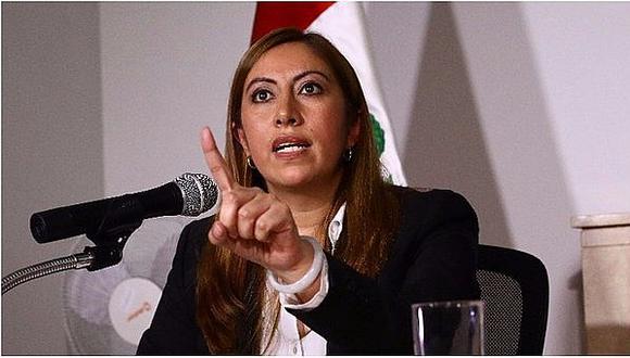 Katherine Ampuero negó algún ofrecimiento de parte de la ministra de Justicia, Delia Muñoz. (Foto: GEC)