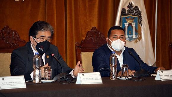 Contralor Nelson Shack se reúne con alcalde de Trujillo y regidores tras denuncias en gestión de Marcelo 