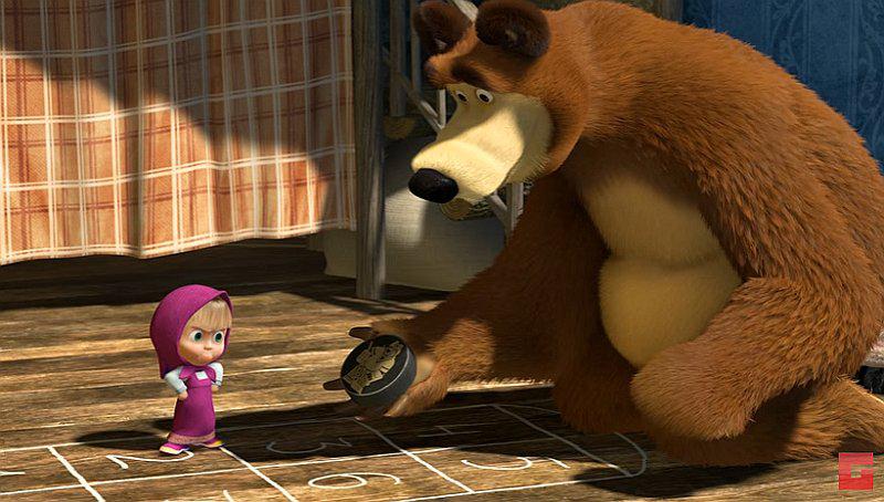 "Masha y el Oso" es uno de los videos mas vistos en la historia de YouTube