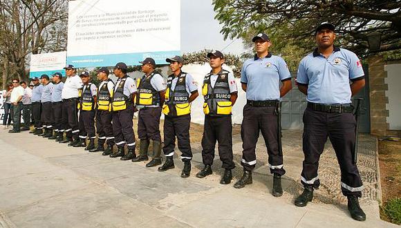 Municipio de Surco pide armas de fuego para serenos