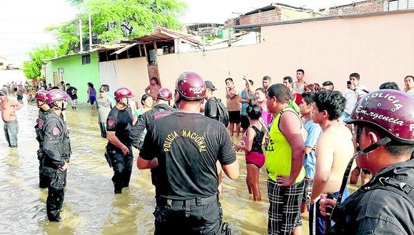 Destinarán mayor personal policial ante emergencia en Piura