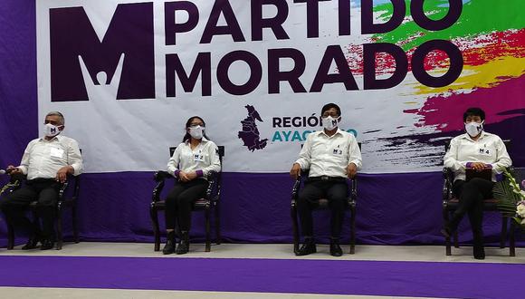Partido Morado presentó oficialmente a sus candidatos 
