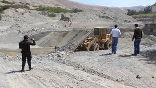 Tacna: Detienen extracción ilegal de agregados en cauce del río Caplina