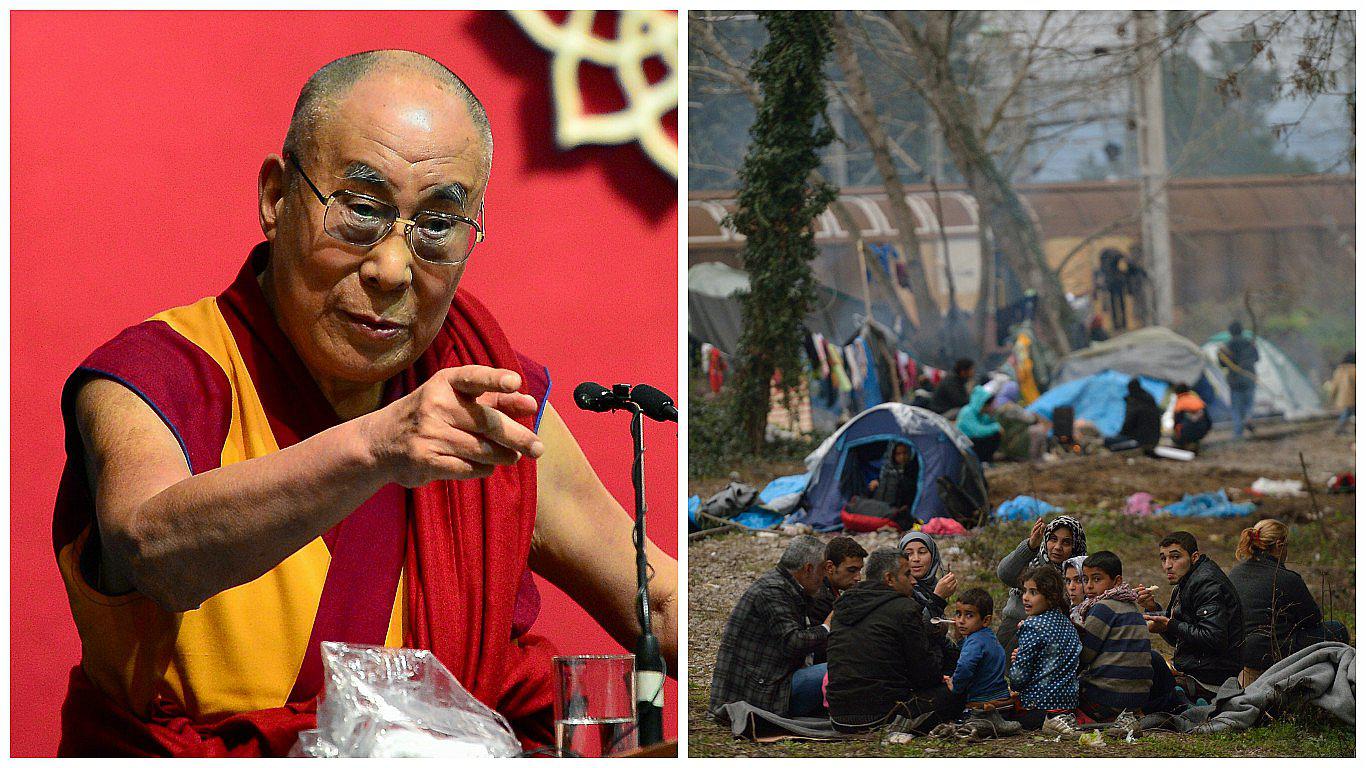 El Dalái Lama cree que hay demasiados refugiados en Europa