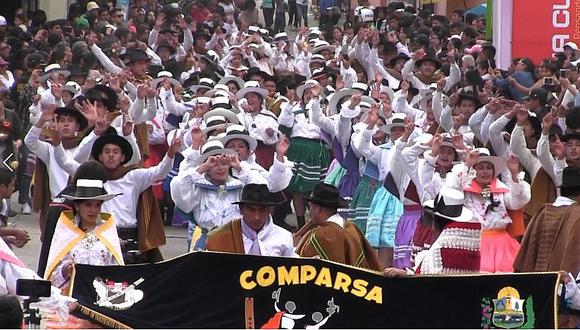 Comparsas participaron en lanzamiento del Carnaval Abanquino 2019