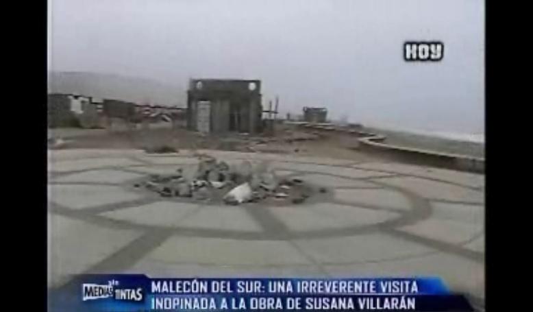 Escándalo: Gestión de Villarán abandona obras de malecón de la Costa Verde 