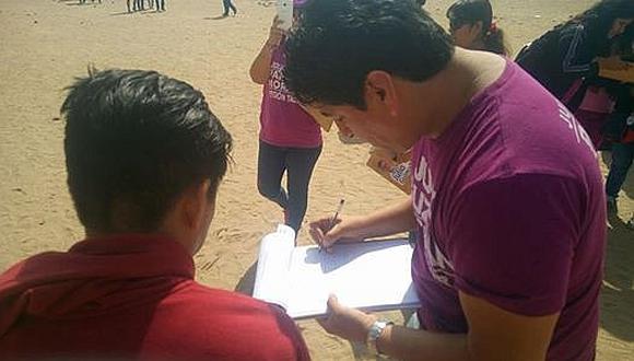 Captan a seguidores de Julio Guzmán recolectando firmas en Camposanto
