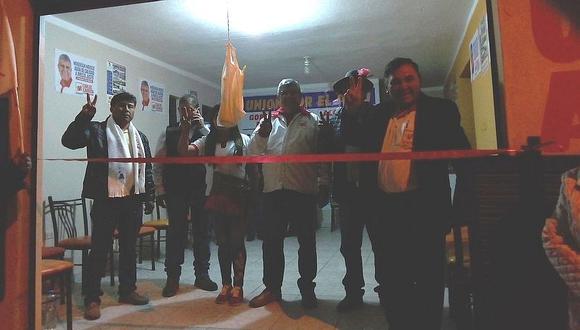 Candidatos de Unión Por el Perú presentaron propuestas en Sánchez Cerro