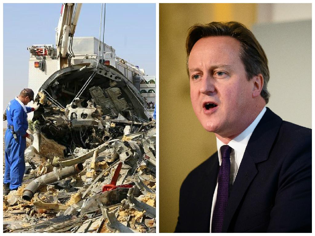 David Cameron considera "probable" que una bomba derribó avión ruso 