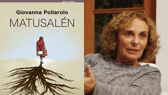 La autora Giovanna Pollarolo junto a su reciente publicación (Foto: Cocodrilo Ediciones / GEC)