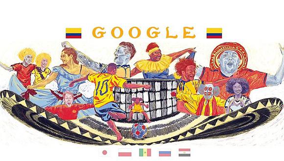 ​Google celebra el sexto día del mundial Rusia 2018