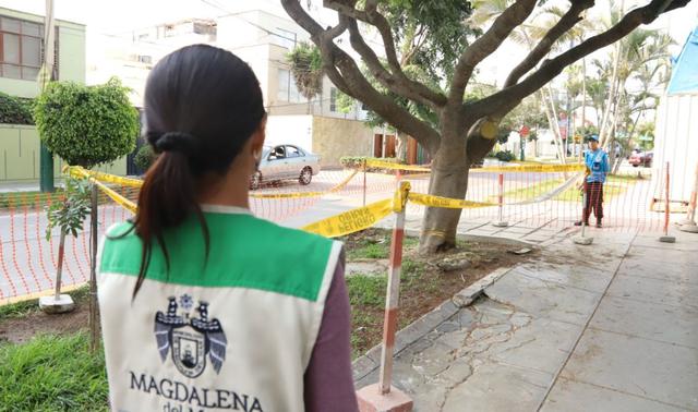 El personal municipal llegó a la zona. (Foto: Difusión)