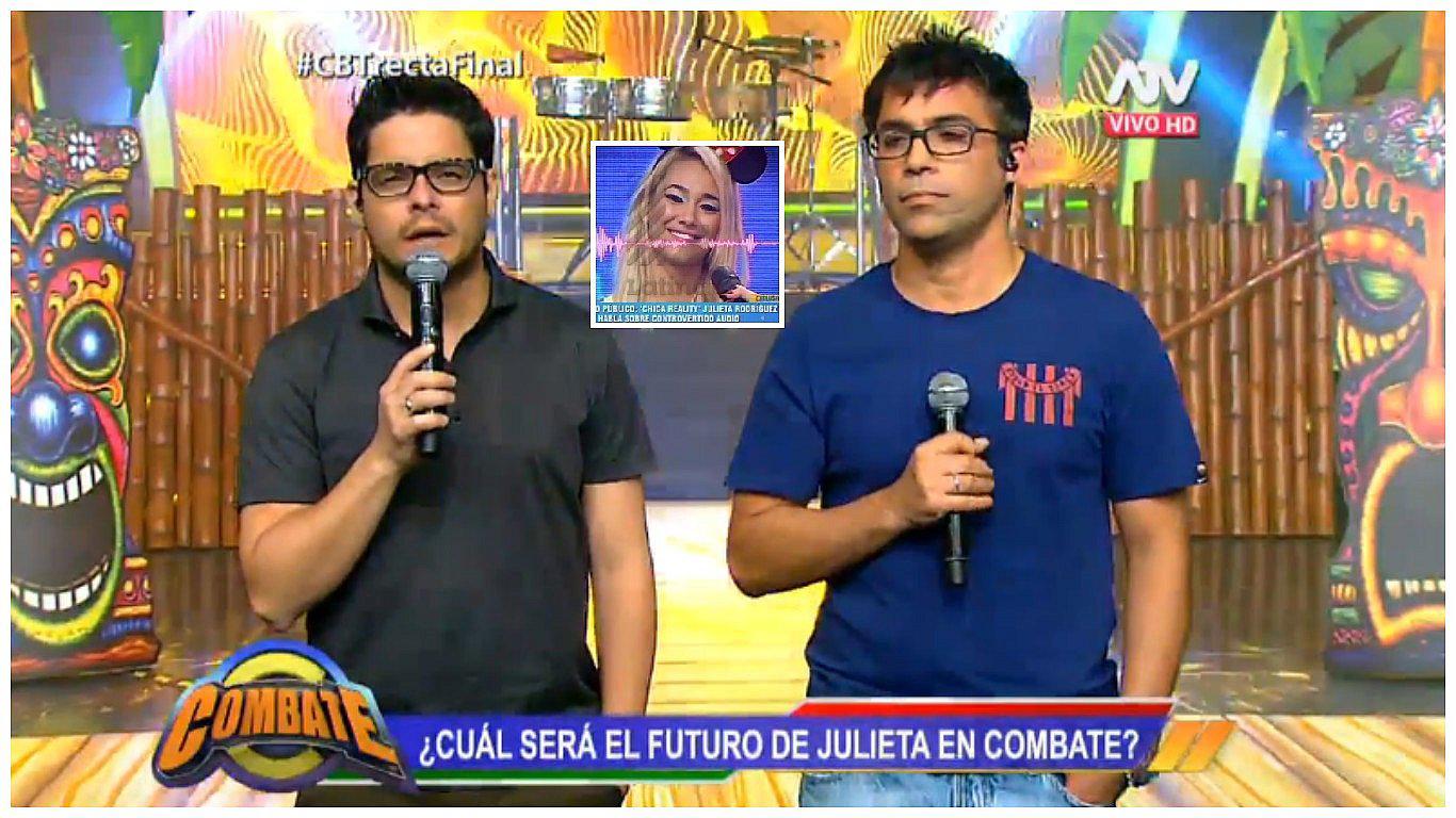 Julieta Rodríguez: radical decisión de productores de Combate tras polémicos audios