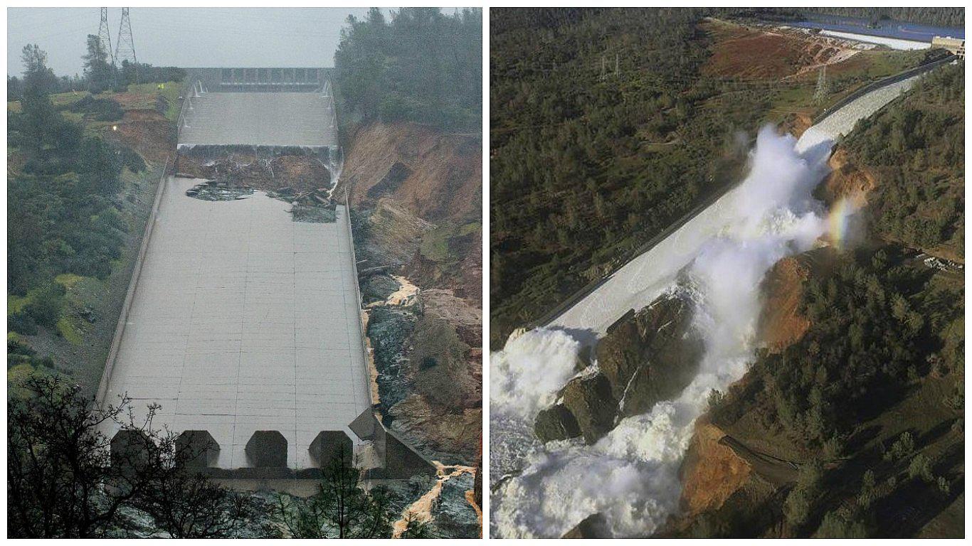 California: Unas 200.000 personas evacuadas por temor a ruptura de una presa