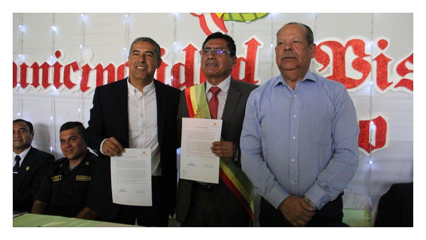 Laredo: Entregan terreno para planta de tratamiento de aguas residuales 