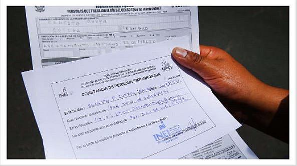 Censo 2017: Debes portar estos documentos en la calle si ya fuiste empadronado