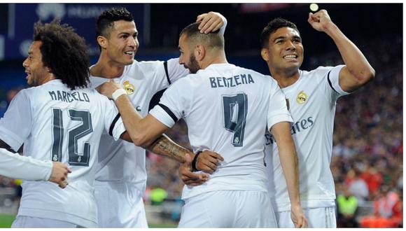 Con tranquilidad, el Real Madrid golea a un modesto Eibar