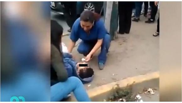 Escolar quedó desfigurado tras ser atropellado en avenida Tomás Valle