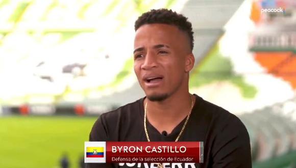 Byron Castillo rompió su silencio. (Foto: Captura de Peacock)