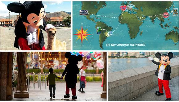 Mickey Mouse recorre el mundo y llegó a Perú ¿adivina a dónde? (VIDEO)