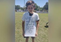 Niño de 11 años dedica un gol a su madre recién fallecida: “Gracias por todo, mami” (VIDEO)