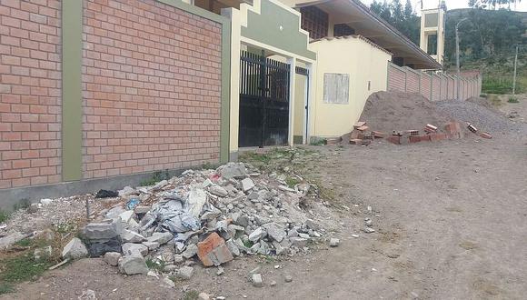 Obra de IE Túpac Amaru en Huascahura sigue paralizado