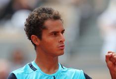 Juan Pablo Varillas manifestó las sensaciones por jugar en Roland Garros, torneo grande del tenis (FOTO)