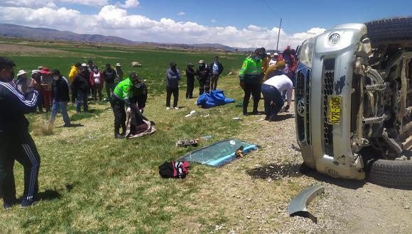 Accidente deja una niña fallecida en la vía Juliaca – Huancané, en Puno.