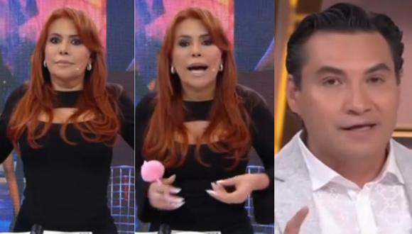 Magaly Medina se indigna contra Lucho Borrego. | Foto: Magaly TV: La Firme.
