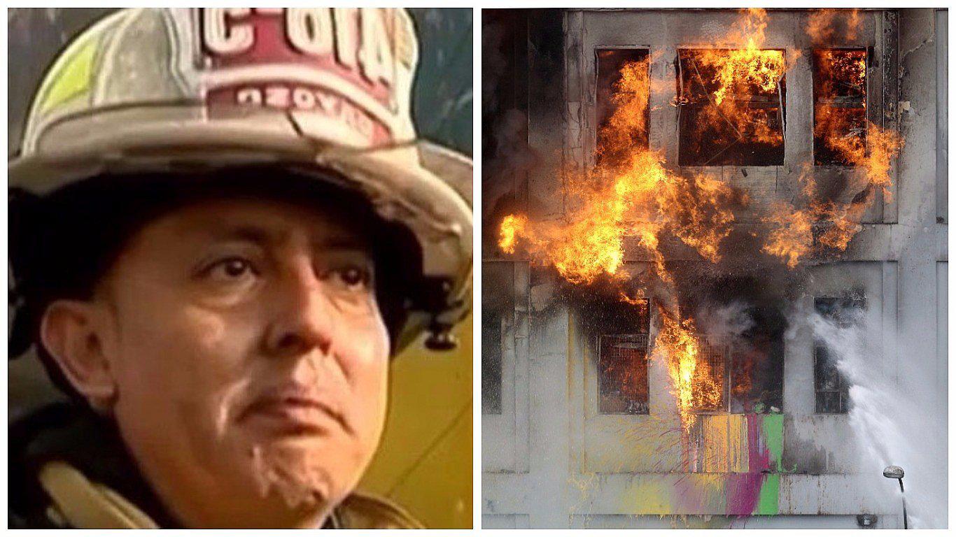 Las Malvinas: bombero llora porque no lograron rescate de jóvenes atrapados en contenedores (VIDEO)