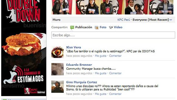 Community manager de KFC: "Fue una broma de parte de todos"