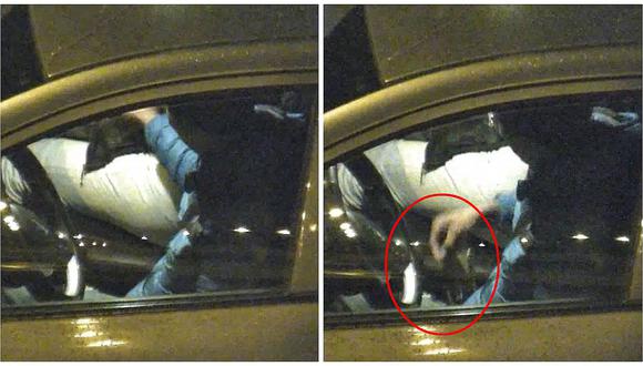 Taxista sustrae celular de pasajera sin imaginar que cámara lo grababa (VIDEO)