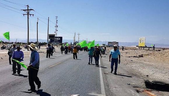 Agricultores de Majes bloquearán Panamericana Sur de Arequipa por horas
