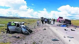 Accidentes de tránsito en las carreteras de Arequipa dejan 12 personas sin vida