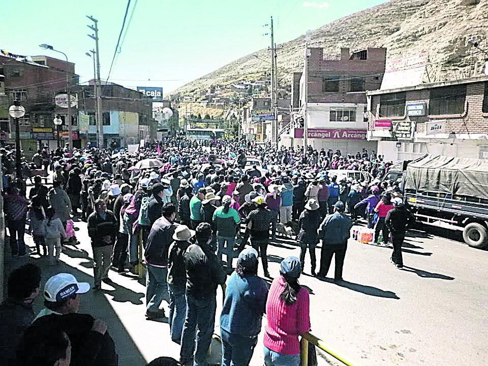 Junín: ​Paro por reinicio de minería