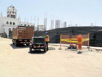 Construcción de la iglesia continúa