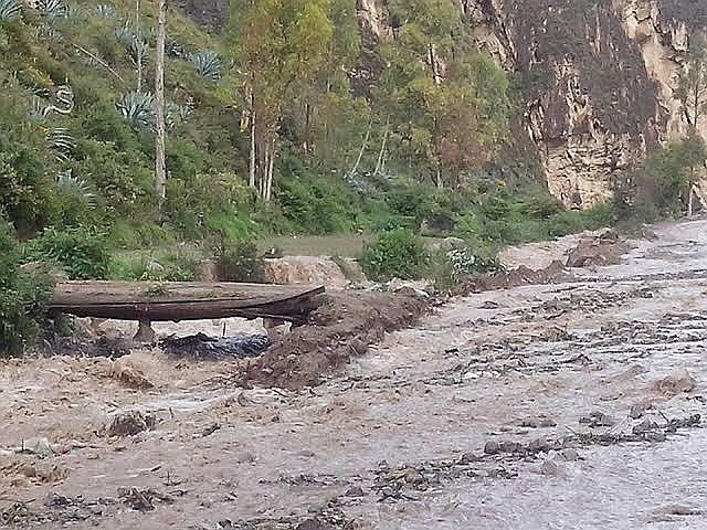 Río Palcamayo se traga a un agricultor en la provincia de Tarma