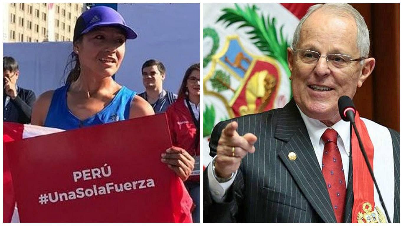 Kuczynski felicita a Inés Melchor por triunfo en maratón de Santiago (VIDEO)