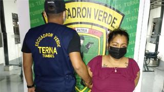 Tumbes: Capturan a mujer requisitoriada por tráfico ilícito de drogas