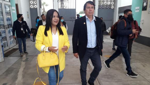 La candidata de Fortaleza Perú refirió que el también apepista debió renunciar por “su incapacidad” para destrabar Chavimochic III. (Foto: Alex Martínez)