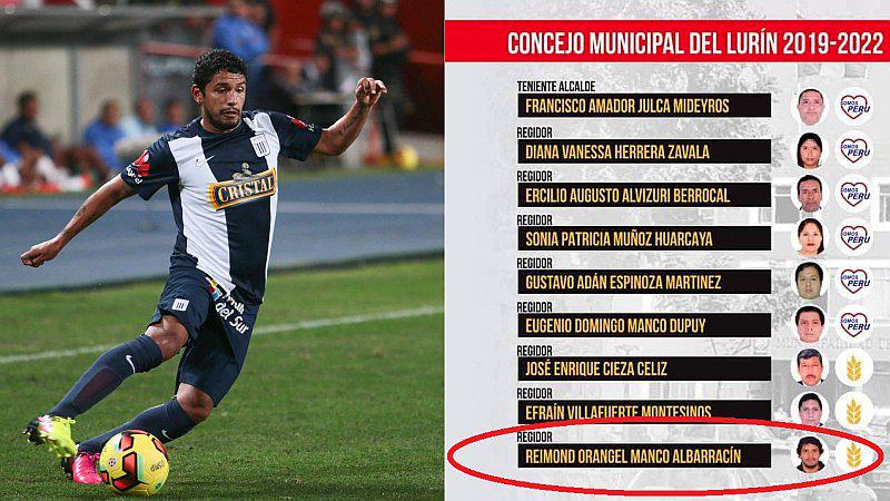 ​Elecciones 2018: Polémico jugador Reimond Manco fue elegido regidor de Lurín 