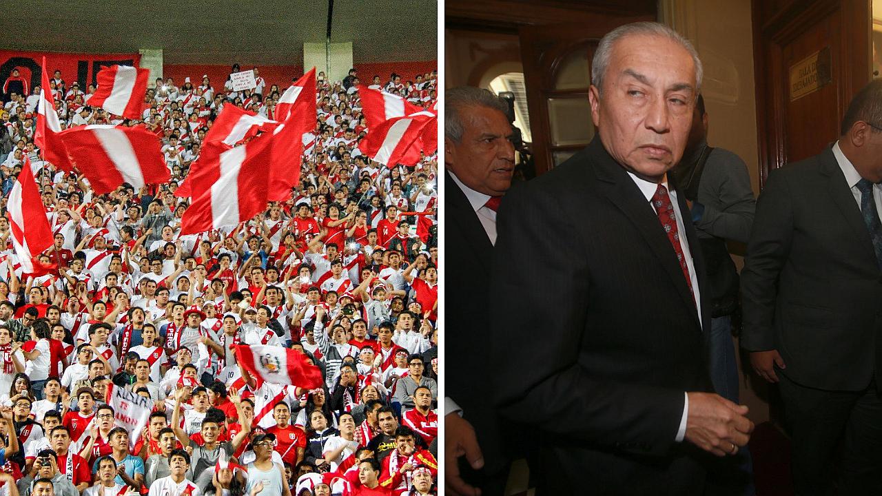 Barra oficial "La Blanquirroja" apoyó protestas contra el fiscal Pedro Chávarry