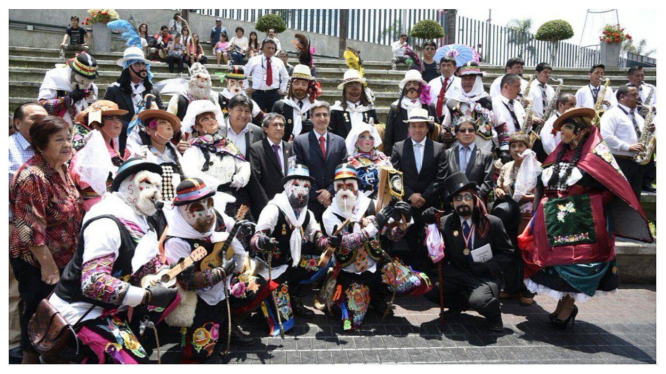 ​Ministro de Cultura en el lanzamiento de la fiesta de la tunantada