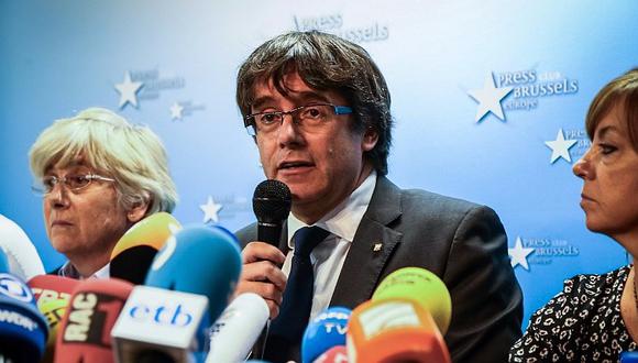 Cataluña: Puigdemont no pedirá asilo, pero permanece en Bélgica por seguridad (VIDEO)