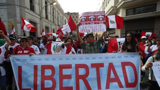 Así se vivió la segunda marcha contra el gobierno de Pedro Castillo (FOTOS) 