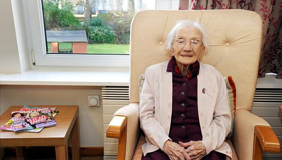 Anciana de 109 años da secreto de longevidad: alejarse de los hombres