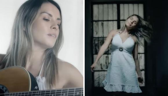 El videoclip de la canción “Ángel” contó con la actuación de la conductora de TV y periodista Fiorella Retiz. (Foto: captura YouTube)